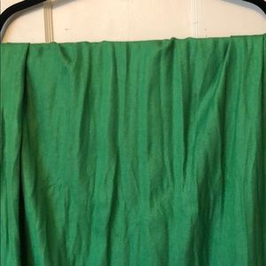 Kelly green scarf